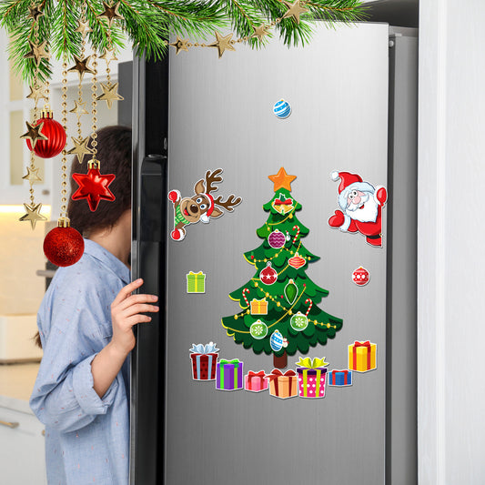 Jana Christmas Decoration Refrigerator Sticker Set