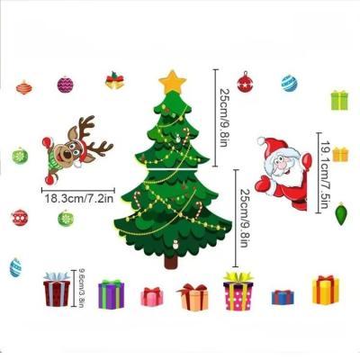 Jana Christmas Decoration Refrigerator Sticker Set