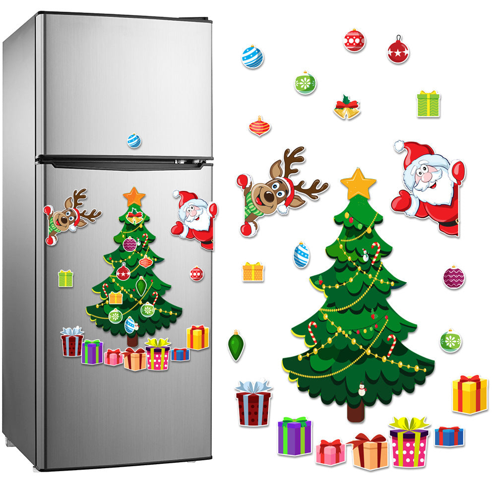 Jana Christmas Decoration Refrigerator Sticker Set