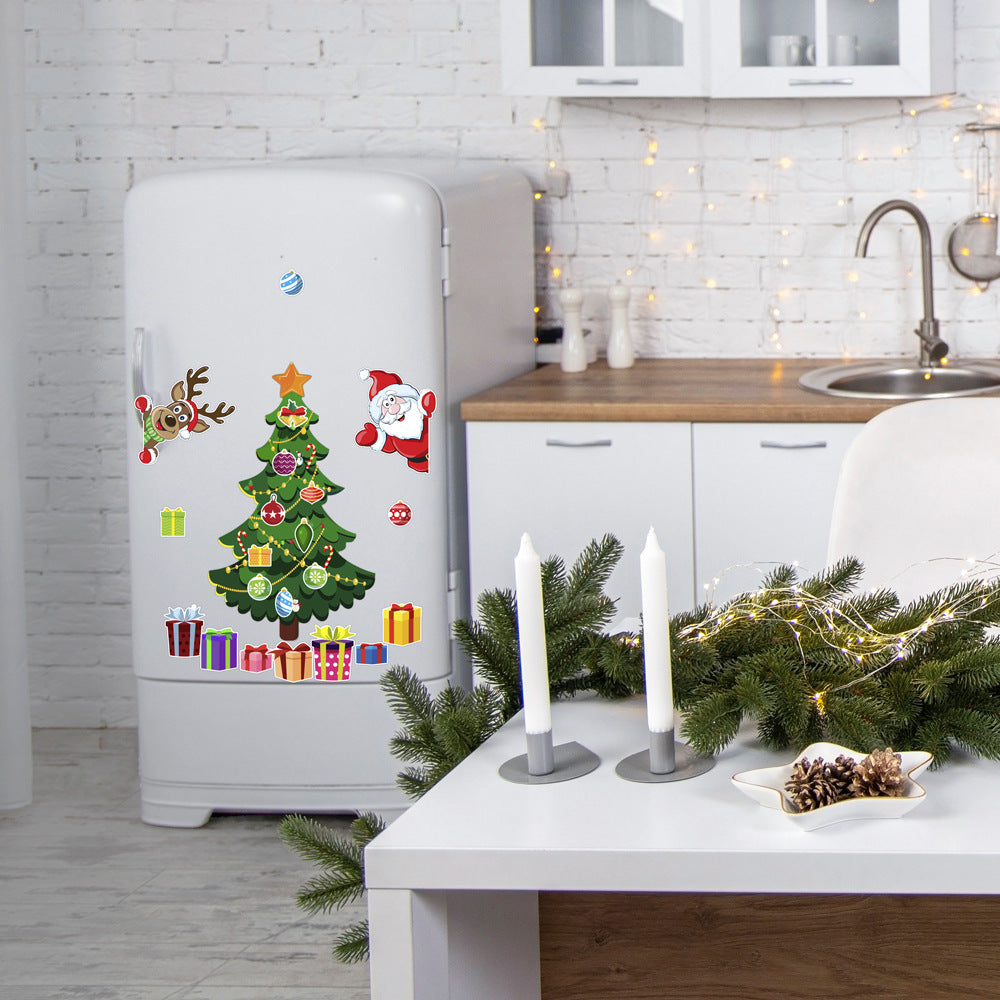 Jana Christmas Decoration Refrigerator Sticker Set